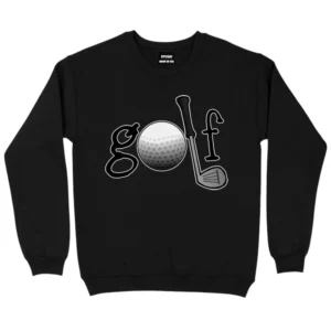 Golf Lover Sweatshirts - Black