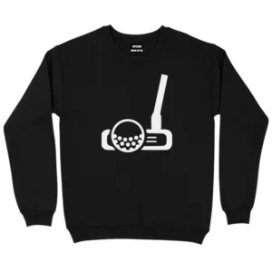 Just Golf Do It Sweatshirts - Black