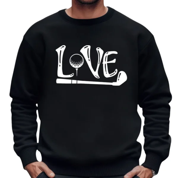 Love Golf Sweatshirts - Black