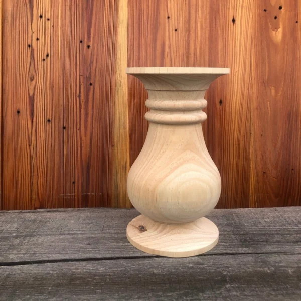 The Colossal Cottage – Premium 5-Inch Wide Chunky Pine Balustrade Legs (Set of 4)