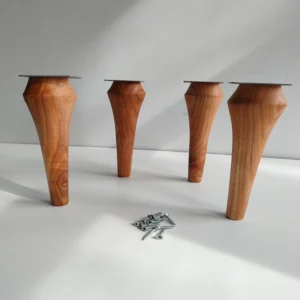 The Bobbin Artisan – Handcrafted Decorative Solid Wood Furniture Legs (Set of 4) (1)
