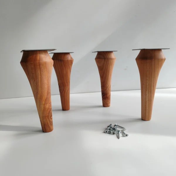 The Bobbin Artisan – Handcrafted Decorative Solid Wood Furniture Legs (Set of 4)