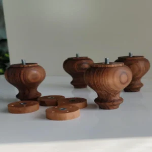 The Bold Taper – Premium Solid Wood Heavy-Duty Furniture Legs (Set of 4) (3)