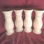 The Grand Estate – 10-Inch Colossal Chunky Pine Balustrade Legs (Set of 4)