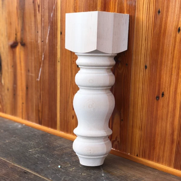 The Heartland Chunky – Artisan American Maple Bench & Coffee Table Legs (Set of 4)