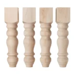 The Heartland Chunky – Artisan American Maple Bench & Coffee Table Legs (Set of 4)