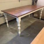 The Heritage Farmhouse – Premium Solid Pine Turned Dining Table Legs