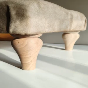 The Heritage Turn – Premium Decorative Solid Wood Furniture Legs (Set of 4)