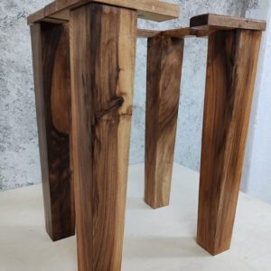 The Imperial Walnut – Handcrafted Solid Wood Dining Table Legs (Set of 4) (2)