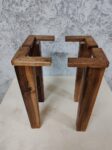 The Imperial Walnut – Handcrafted Solid Wood Dining Table Legs (Set of 4)