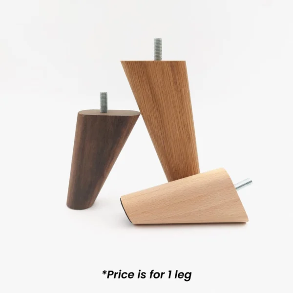 The Mid-Century Taper – Handcrafted Solid Wood Furniture Legs