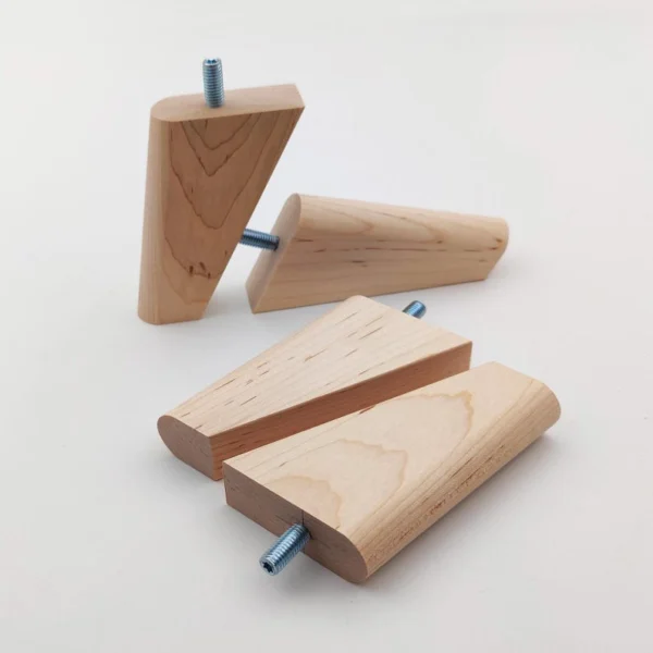 The Mid-Century Taper – Handcrafted Solid Wood Furniture Legs
