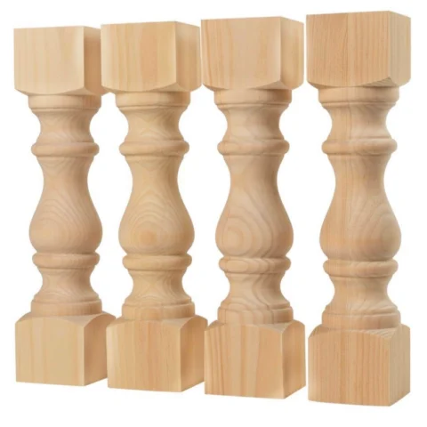 The Monastery Chunky – Artisan American Pine Bench & Coffee Table Legs (Set of 4) (2)