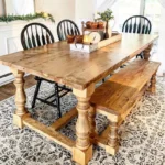 The Monastery Chunky – Artisan American Pine Bench & Coffee Table Legs (Set of 4)