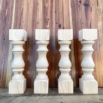 The Monastery Chunky – Artisan American Pine Bench & Coffee Table Legs (Set of 4)