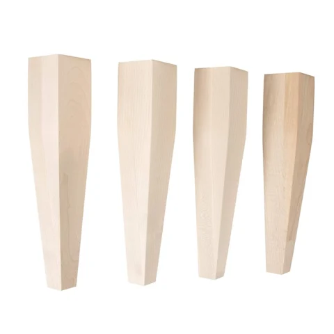 The Skyline Taper – Premium Solid Maple Bench & Coffee Table Legs (Set of 4) (2)