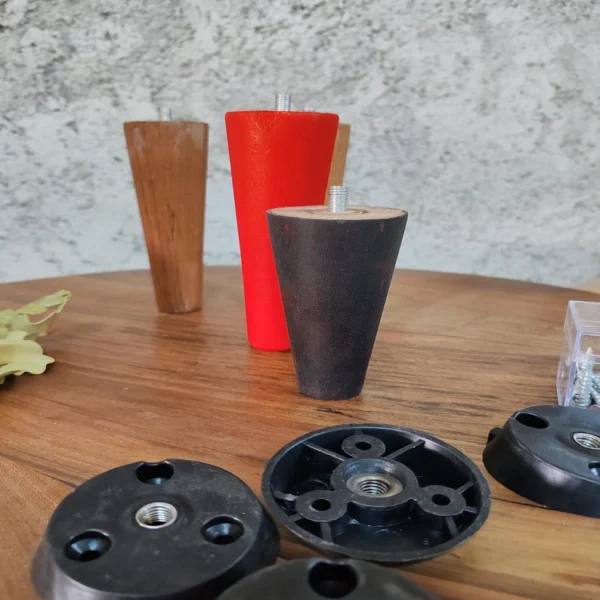 The Timeless Taper – Premium Solid Wood Furniture Legs (Set of 4)