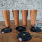 The Timeless Taper – Premium Solid Wood Furniture Legs (Set of 4)