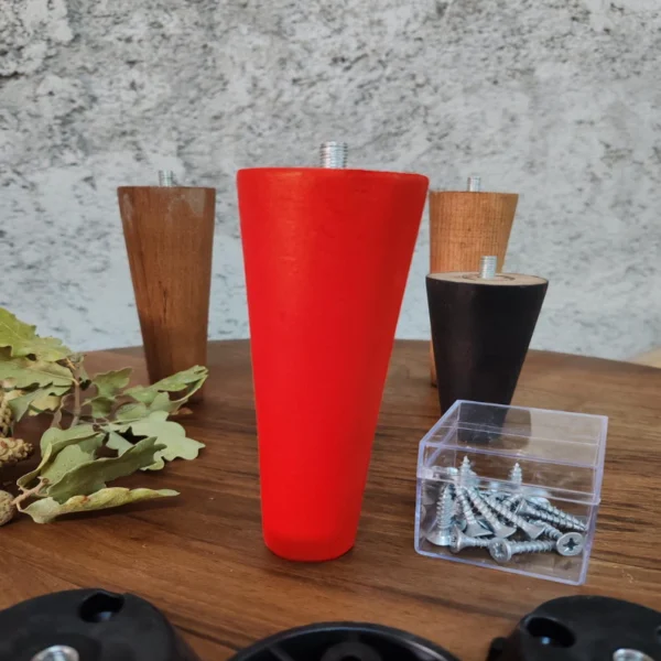 The Timeless Taper – Premium Solid Wood Furniture Legs (Set of 4)