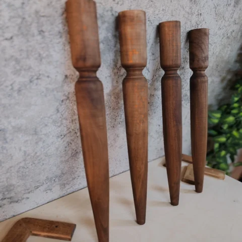 The West Virginia Rustic – Handcrafted Tapered Mission Table Legs (Set of 4) (1)