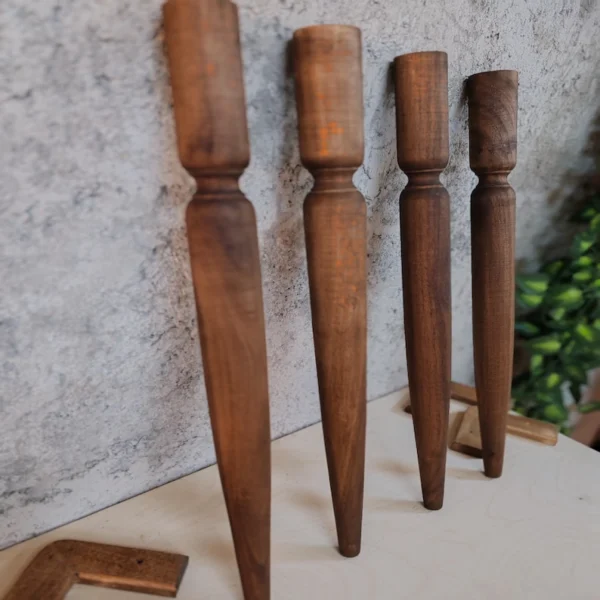 The West Virginia Rustic – Handcrafted Tapered Mission Table Legs (Set of 4)