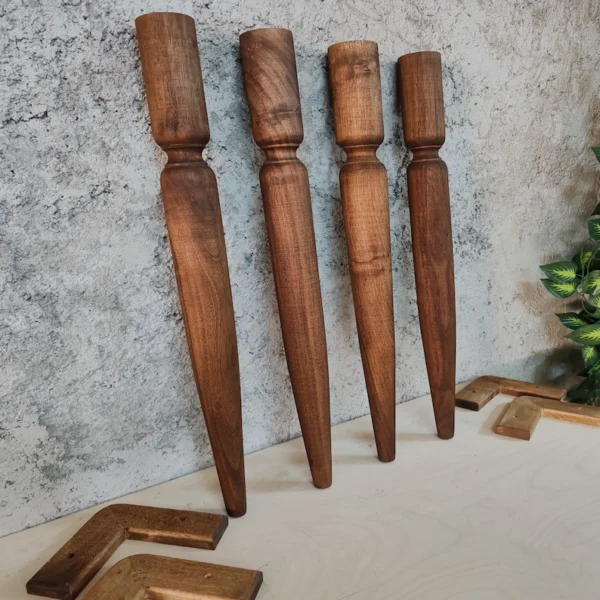 The West Virginia Rustic – Handcrafted Tapered Mission Table Legs (Set of 4)
