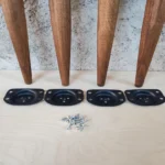 The West Virginia Rustic – Handcrafted Tapered Mission Table Legs (Set of 4)