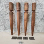 The West Virginia Rustic – Handcrafted Tapered Mission Table Legs (Set of 4)