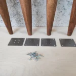 The West Virginia Rustic – Handcrafted Tapered Mission Table Legs (Set of 4)