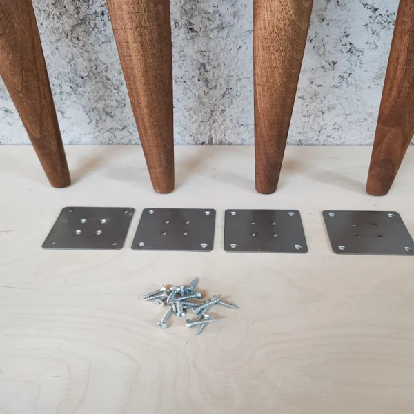 The West Virginia Rustic – Handcrafted Tapered Mission Table Legs (Set of 4)