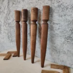 The West Virginia Rustic – Handcrafted Tapered Mission Table Legs (Set of 4)